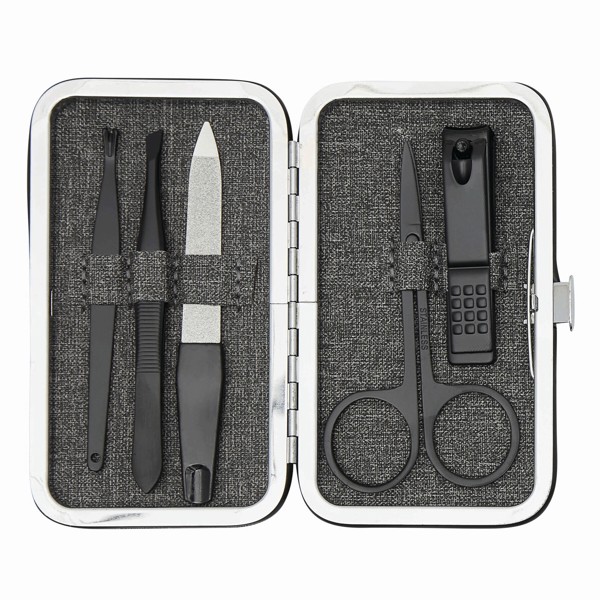 Manicure Set Pretty In Black - Grey