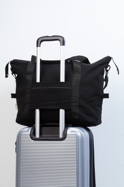 Recycled Canvas Travel Bag Rebyss Travel - Black