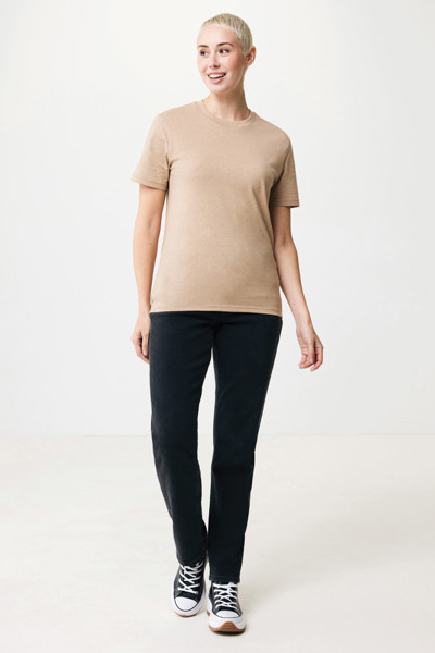 T-shirt en coton recyclé non teinté Iqoniq Manuel - Heather Brown / XXL