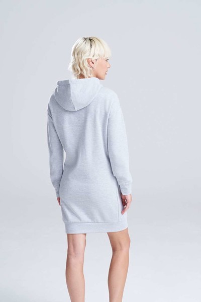 Hoodie Dress - Heather Grey / L