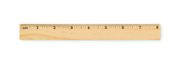 Wooden ruler 20cm Ruler20