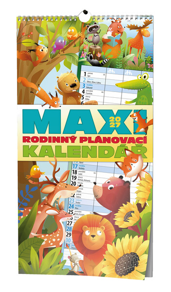 Nástěnný Kalendář - Maxi Rodinný Kalendář