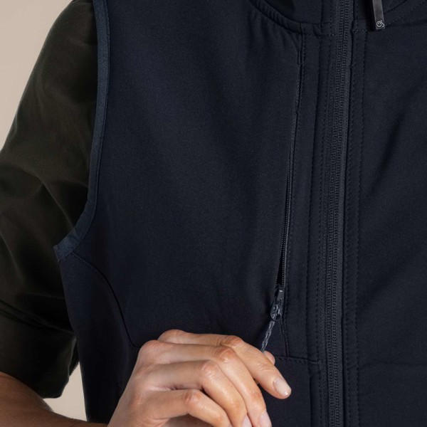 Unisex Expert Basecamp Softshell Vest - Black / S