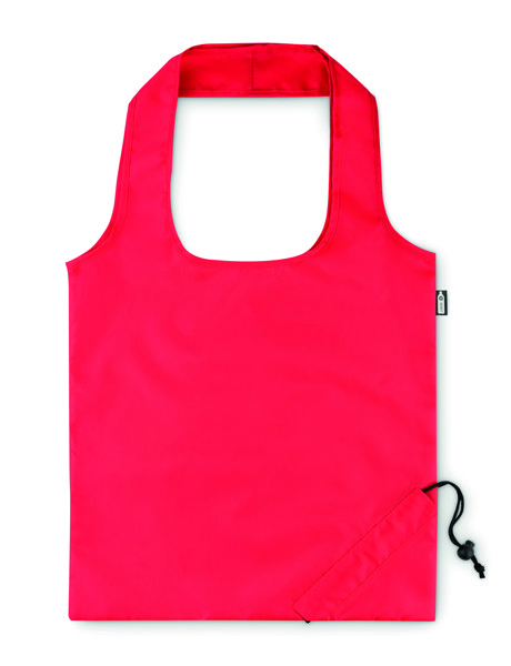 Foldable RPET shopping bag Foldpet - Red