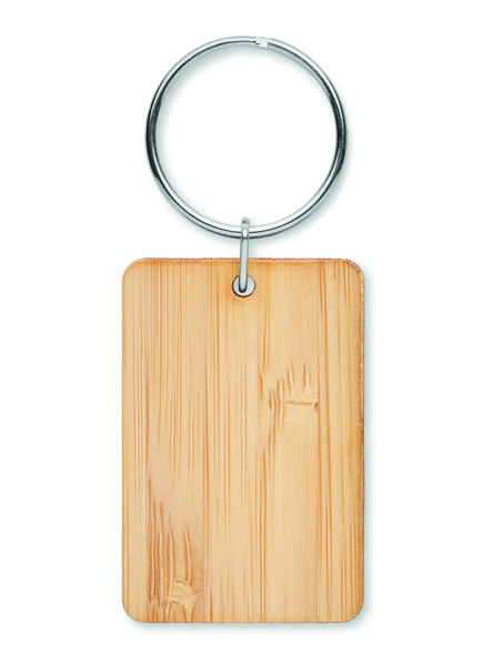 Porta-chaves rectangular bambu Angleboo