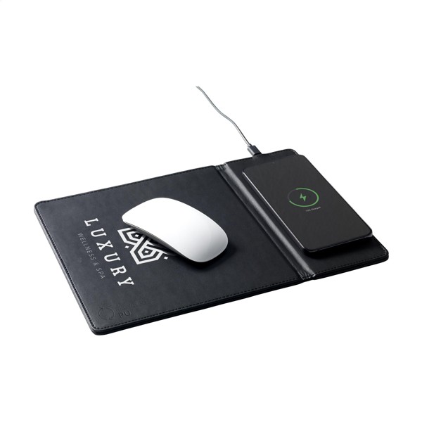 RCS Recycled Wireless Charging Mousepad tapis de