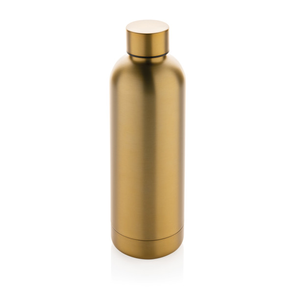 Bouteille isotherme 500ml en acier inoxydable recyclé RCS - Doré