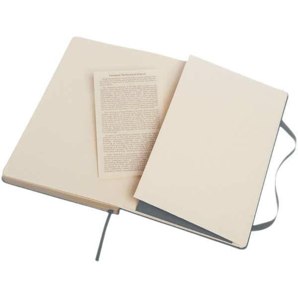 Moleskine Classic Hardcover Notizbuch L – liniert - schiefergrau