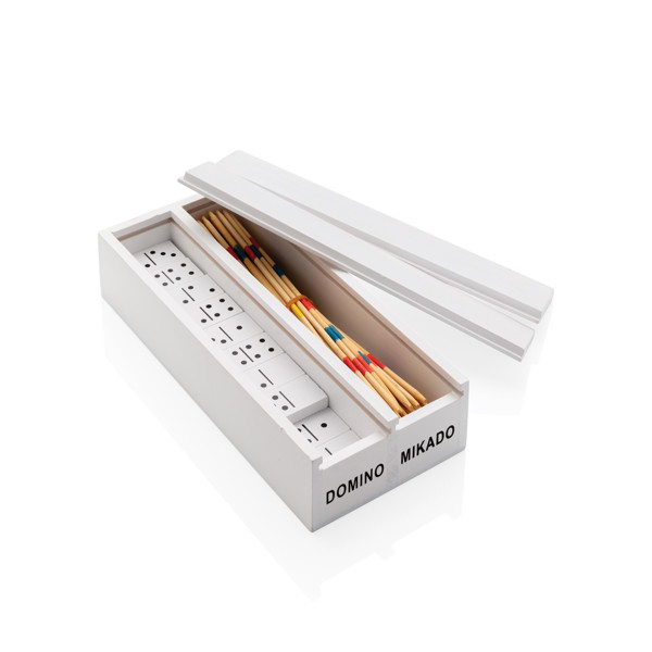 XD - Deluxe mikado/domino in wooden box
