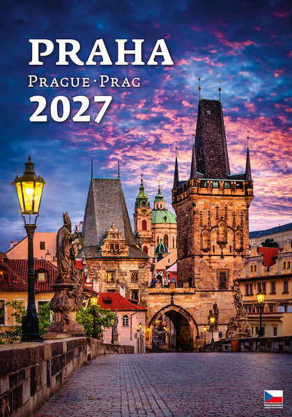 Nástěnný kalendář Praha 2027