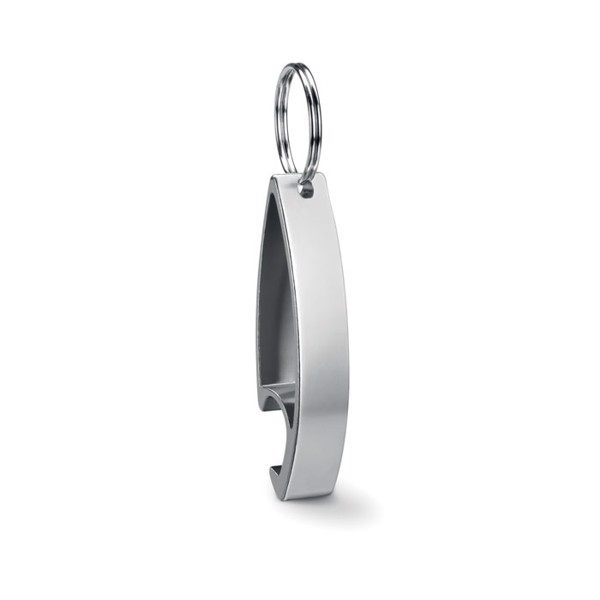 Key ring bottle opener Colour Twices - Silver