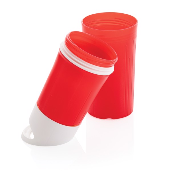 Be O bottle 500ml, sugarcane HDPE, EU made - Red