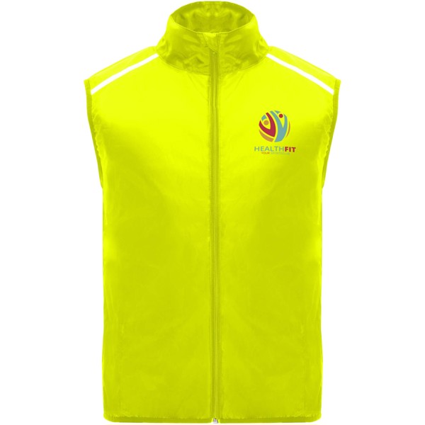 Smanicato leggero da corsa unisex Jannu - Giallo fluo / XL