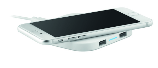 Powerbank a induzione con HUB Unipad - Bianco