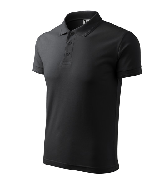 Polo Shirt Men’S Malfini® Pique Polo - Ebony Gray / M