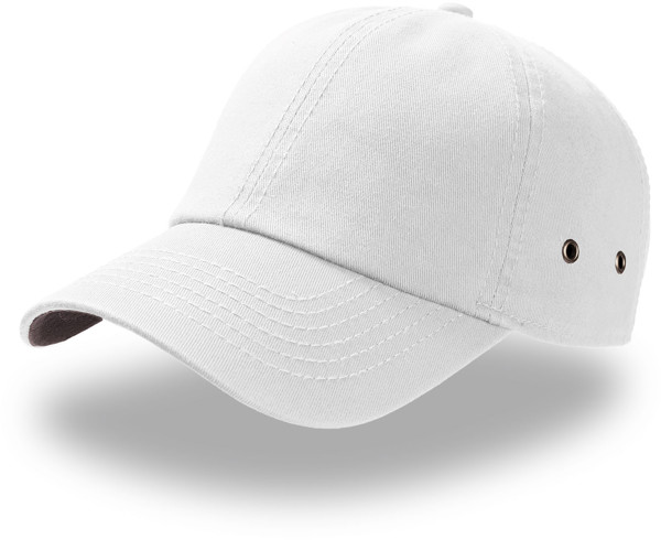 6 Panel Baseball Cap "Aktion" Atlantis | Action - White / onesize