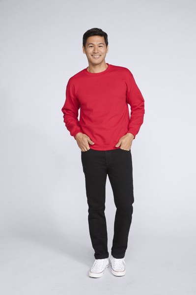 Pulover s okruglim izrezom za odrasle Heavy Blend™ - Bijela / M