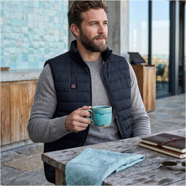 SCX.design G03 ThermoVest – vyhřívaná vesta - Černá / XXL