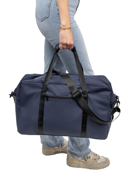 Gerecyclede PU dufflebag Mirae - zwart