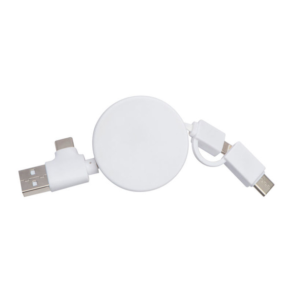 Expandable Bamboo Charging Cable Groningen
