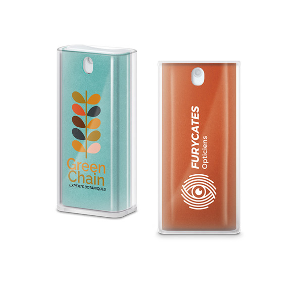 SCREEN CLEANER SPRAY AND SMARTPHONE HOLDER - Gris / 