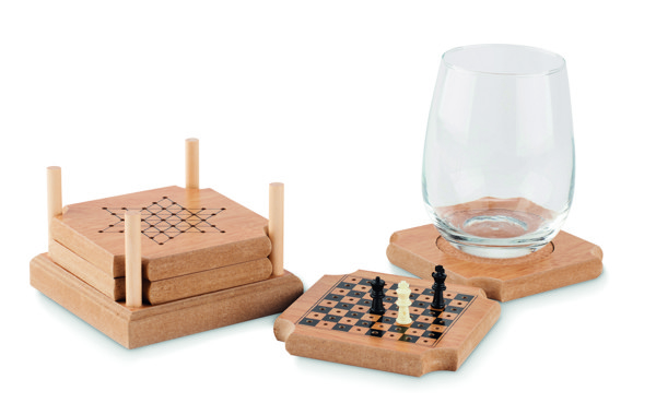 4-piece coaster game set Coastgame