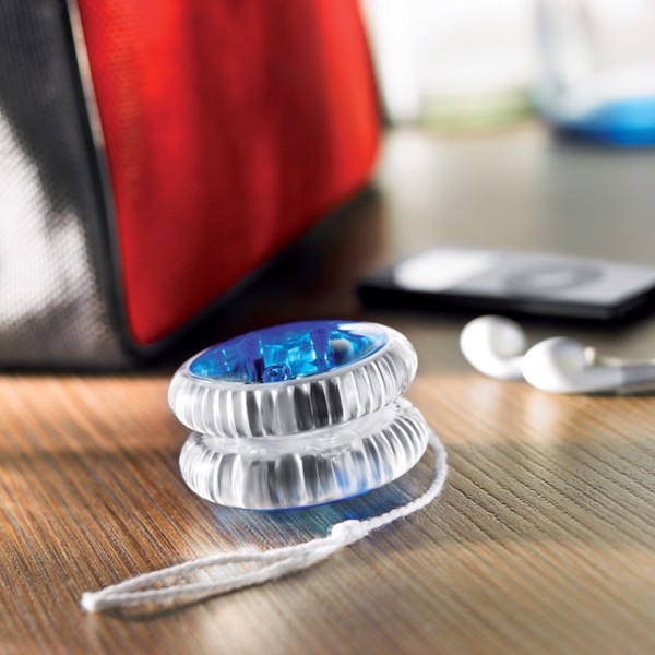 Flashyo yoyo, LED lučka, 55 mm - Modra