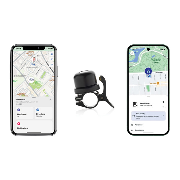 Bike finder Dual RCS bike bell with worldwide locating