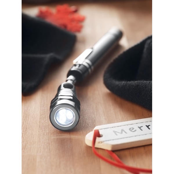 Raztegljiva svetilka Strech-Torch, 3 LED, 57 cm - Silver