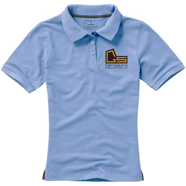 Polo manches courtes femme Calgary - Bleu clair / 2XL