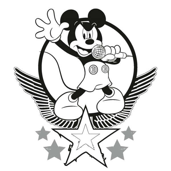Poznámkový Kalendár Mickey Mouse – Diy: Maľovankový Kalendár, 30 x 30 cm