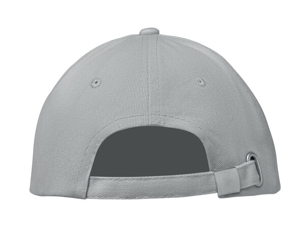 6 panelová baseballová čepice Buffalo - Šedá