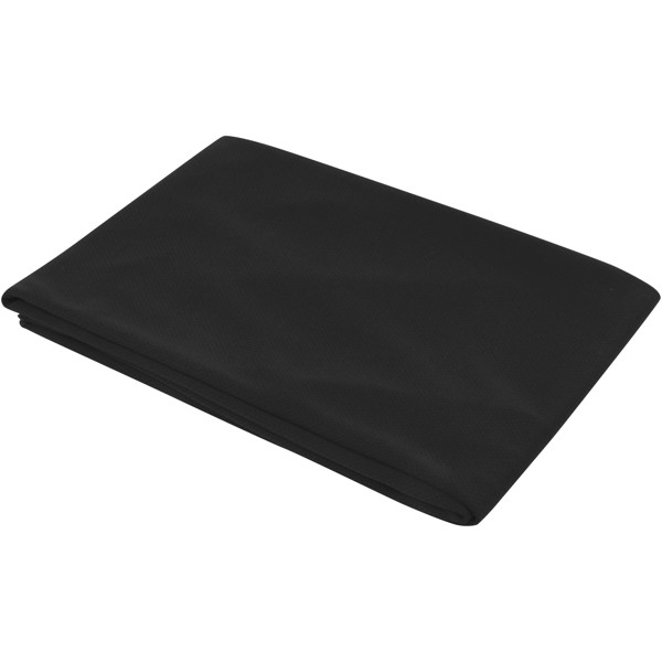 Asciugamano sportivo in PET riciclato 50 x 100 cm Lucas - Nero