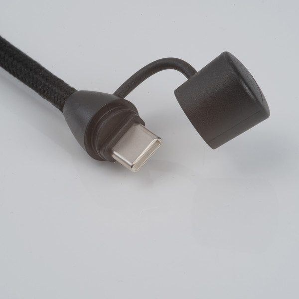 Type-C charging cable lanyard LIAM - Black
