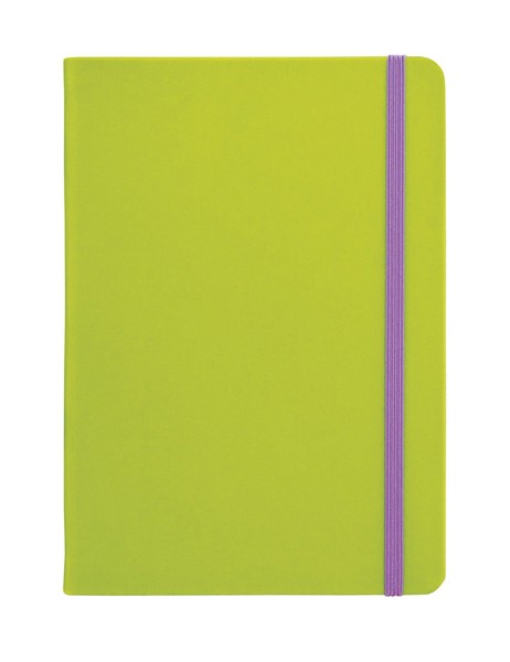 Poznámkový blok tečkovaný G-Notes No.3, A5 - Růžová / Žlutá