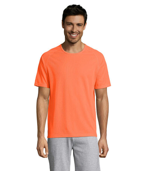 SPORTY T-shirt homem - Laranja Neon3XL