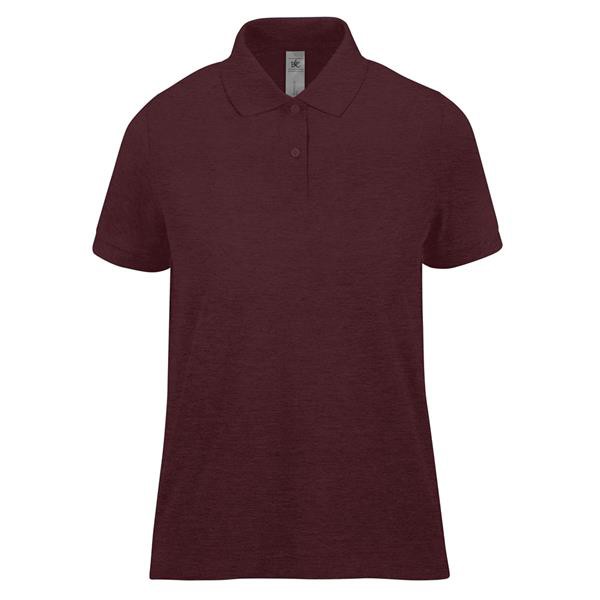 B&C My Polo 210 Women - Selected Heathers - 100% Algodão Optimium (Investindo Em Better Cotton) - Heather Grey Fog / XS