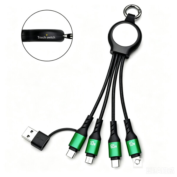 Fast charging data cable 6in1 UC074 - RED
