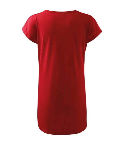 Tričko/šaty dámské Malfini Love - Červená / XL