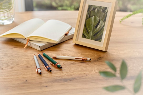 Alumiininen kuulakärkikynä Anthony - Valkoinen