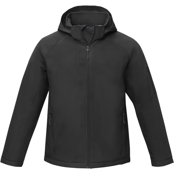 Notus wattierte Softshell Herrenjacke - schwarz / S