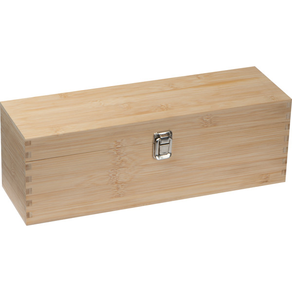 Bamboo wine box CHRISTA - Beige
