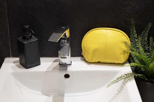 Cosmetic bag MARLEN - yellow