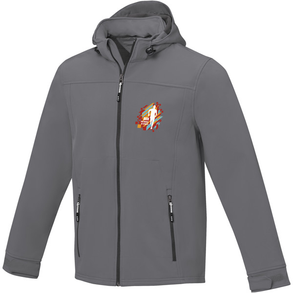 Giacca softshell Langley da uomo - Grigio acciao / 2XL