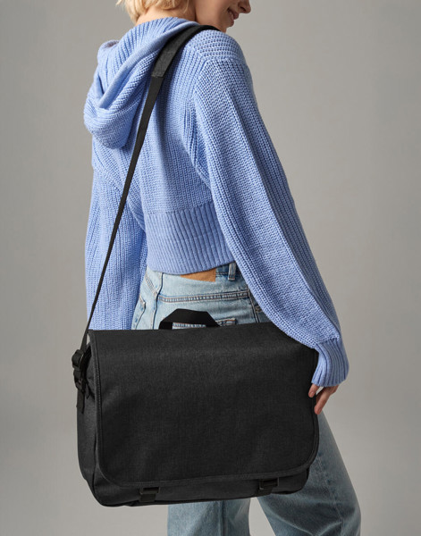 Two-Tone Digital Messenger - Grey Marl / ONE SIZE