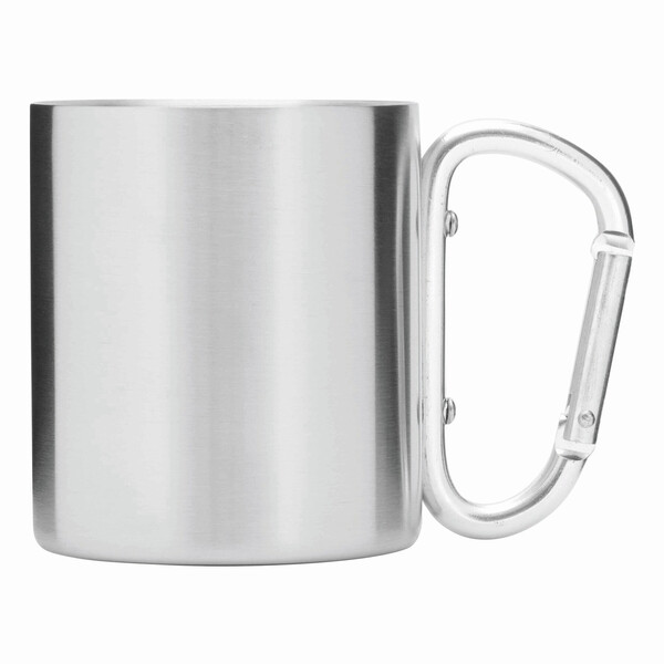 Stainless Steel Mug Hiking Day - Silver