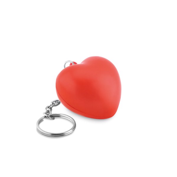 Porte-clés en PU forme cœur Lovy Ring
