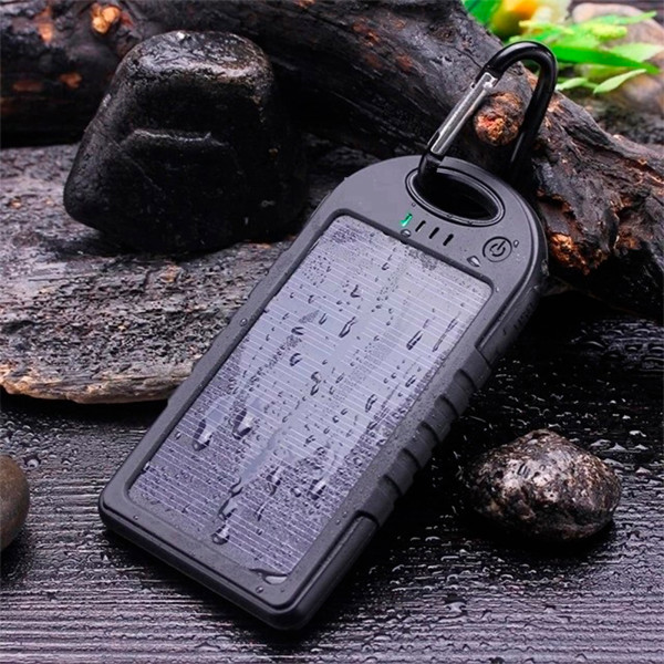 REIYU - BATTERIE DE SECOURS SOLAIRE RENFORCÉE ANTI-CHOCS 10 000 MAH
