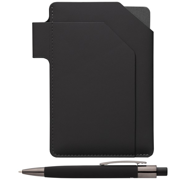 Malmö PU Passport Holder Set - A6 - Black / 4 Colour inkjet