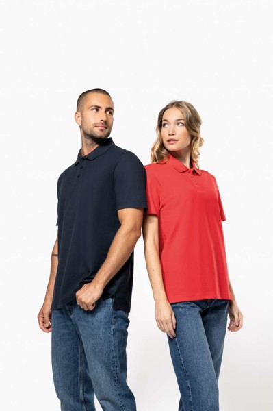 Unisex Piqué Polo Shirt - White / 4XL